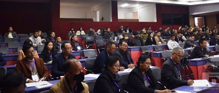 A section of the gathering attending the capacity-building training held at Capital Convention Centre, Kohima on March 23. (DIPR Photo)
